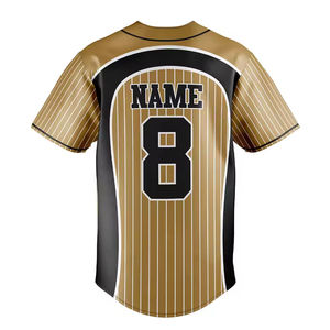Maillot de baseball et de softball personnalisé OEM 2026, imprimé par sublimation, respirant, 100 % polyester, qualité supérieure, pour équipes - Product Image 2