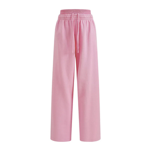 OEM Customized Ripped Bermuda Sweat <b>Pants</b> High Waist Drawstring Formal Knitted Corduroy Lightweight Solid Color Breathable Style - Product Image 4