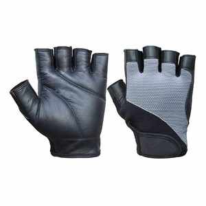 Gel Padded Gym Gloves <b>Half</b> Finger Anti <b>Slip</b> Leather Fitness Cycling Weight Lifting Sports Gloves Custom Logo OEM ODM Wholesale - Product Image 5
