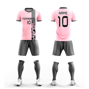 Maillots de football antibactériens à manches courtes, durables, en vente. Maillot de football 100% polyester, léger et respirant en mesh. - Product Image 4