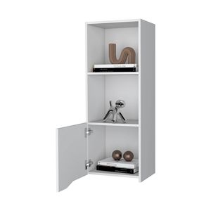 Armadietto a Muro Bianco a Una Porta per Soggiorno - Product Image 5