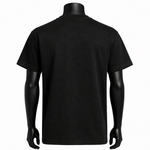 เสื้อยืดทรงโอเวอร์ไซส์ OEM แบบ Boxy Fit ผ้าฝ้าย 100% หนัก GSM สไตล์สตรีทแวร์ ผลิตตามสั่ง ราคาโรงงาน ขายส่ง - Product Image 3