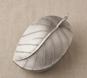 Boîte de rangement de luxe pour fruits secs en aluminium brossé couleur étain avec poignée, organisateur alimentaire en étain - Product Image 4