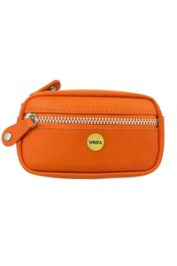 WRIZA Étui à clés élégant pour femmes, petit sac à la mode en cuir véritable coloré avec fermeture éclair, étanche, de haute qualité WRIZA - Product Image 5
