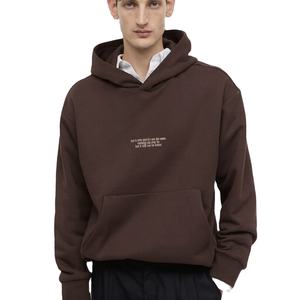 Sudaderas con Capucha Extra Grandes Personalizadas para Hombre con Logotipo Bordado, Tejido Transpirable Ecológico, Sudaderas con Estampado Sólido para Otoño - Product Image 4