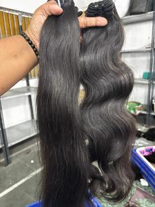 raw indian hair bundles remy human hair vendor wholesale no tangle no shedding natural texture wig <b>makers</b> supply - Product Image 2