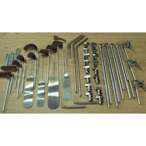 Ensemble complet professionnel de rétracteurs Thompson en acier pour interventions chirurgicales générales, orthopédiques et abdominales, monté sur table, manuel, SurgiRight CE - Product Image 2