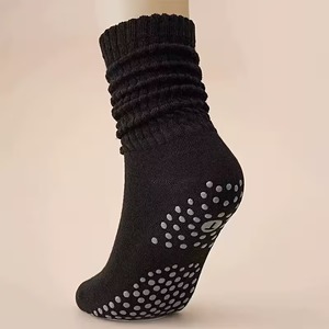 Calcetines de Algodón Antideslizantes para Mujer, Calcetines de Yoga, Pilates y Barre, con Diseño de Letras, para Uso en Interiores - Product Image 5