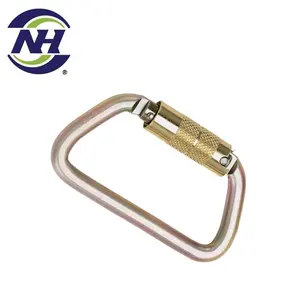 פלדה מתיחה גבוהה 35kn carabiner לטיפוס