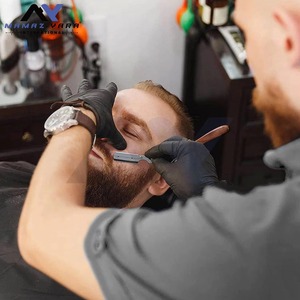Customized Logo <b>Single</b> Blade Stainless Steel Straight Edge Barber Razor Wholesale Low MOQ Professional Shaving Tool Salon Bikini - Product Image 2