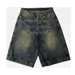 Men <b>Jeans</b> Jorts Baggy Fit Casual Street Style Summer <b>Soft</b> Breathable Straight Cut Outdoor Comfort Wear Fashion Style - Product Image 5