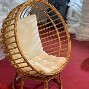 Silla de patio de ratán natural de lujo con cojín, juego de muebles de alta calidad a precio económico para jardín, balcón, hotel en Vietnam - Product Image 3