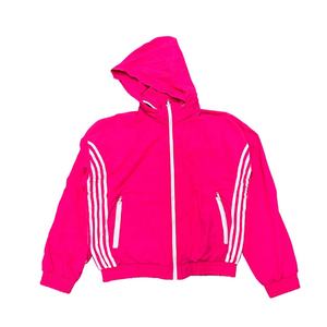 Customized <b>Strips</b> Crinkle Nylon Winter Plus Size Tracksuits Unisex Thermal Warm Lining Material Hidden Hood Collar Style - Product Image 3