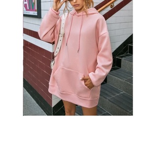 เสื้อฮู้ดดี้ผู้หญิงทรงหลวมผ้าฝ้ายคุณภาพสูงหรูหรา สไตล์ฝรั่งเศส รับทำโลโก้ตามสั่ง ส่งออกจากบังกลาเทศ - Product Image 2