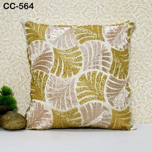 Housse de coussin perlée de luxe abordable avec motif brodé artistique pour canapé, lit, chaise longue et aménagement intérieur élégant - Product Image 1