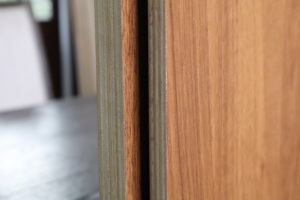 Contreplaqué en bois de caoutchouc avec placage en noyer - Contreplaqué à placage rotatif en eucalyptus, surface plane, double face décorative - Product Image 4