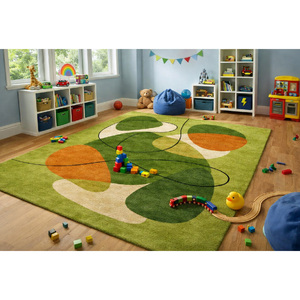 Rugs & Carpet Eco-Friendly Wool Carpet for Home Laundry Room Dining Room Office Hand Tufted Living Room <b>Large</b> Carpet Rug - Product Image 1