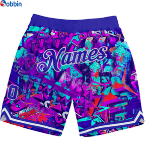 Nuevos Pantalones Cortos Deportivos Vintage para Hombre, Transpirables, con Bordado, Retro, Lisos, de Doble Malla, Personalizados, para Baloncesto - Product Image 5