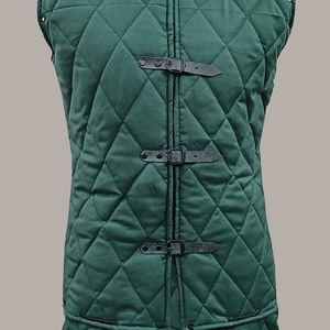 Gambesón Medieval Hecho a Mano, Chaqueta Larga sin Mangas, Acolchada de Algodón, Aketon, Armadura de Caballero de Batalla para Recreación Histórica - Product Image 6