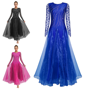 Tenue de danse pour femmes, vêtements d'entraînement, transfert thermique, costume de scène contemporain et lyrique, tenue de danse de salon - Product Image 3