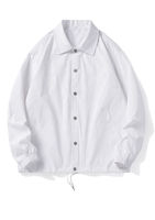 Veste d'entraîneur d'hiver tendance avec logo personnalisé pour hommes, en tricot respirant, devant en toile, fabriquée au Pakistan, veste d'entraîneur professionnelle