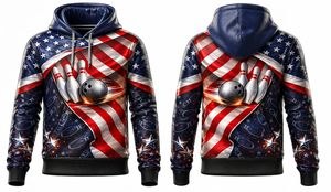 Premium Custom Unisex Stand Collar Sublimation <b>Polyester</b> Breathable Eco-Friendly Quick Dry USA Flag Design E-Sports Gaming <b>Shirt</b> - Product Image 4