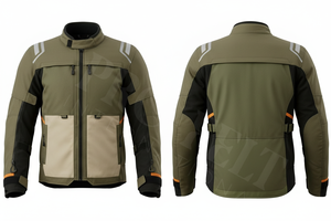 Hot Selling Trendy Textile Corduroy Racing Motorbike Jacket Breathable Lightweight Protection Riding Performance Moto Jacket - Product Image 3