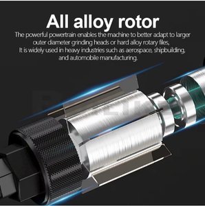 Graveur pneumatique puissant avec mandrin de 1/8 pouce pour le polissage des pneus, le lissage des soudures et les travaux de fraisage - Product Image 5