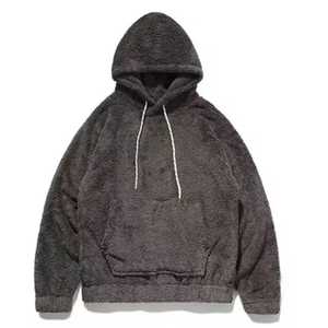 New Custom Logo Men's Winter <b>Sherpa</b> Hoodie Polyester/Cotton Puffer Fleece Oversized Digital Printing Pullover EU Size - Product Image 2