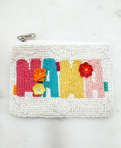 Latest Design Hand <b>Pouch</b> Beaded Embroidered Seed Bead Handmade Coin Purse Fashion Tags&Cards - Product Image 3