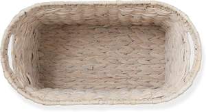 Cestas de Almacenamiento Rústicas de Jacinto de Agua de Alta Calidad con Asas, Organizador Multifuncional Ecológico para Hogar, Oficina, Dormitorio y Sala de Estar - Product Image 5