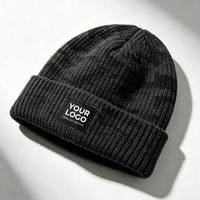 Chapeau en tricot jacquard avec logo personnalisé, style streetwear unisexe, chaud, pour le skateboard, la rue, la mode hip-hop