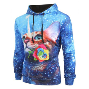 Hoodie personnalisé à la dernière mode, imprimé en 3D, en coton, vente en gros, nouvelle collection pour hommes - Product Image 6