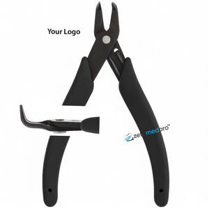 Alicates de Punta Curva de 90 Grados de Alta Calidad, Tamaño 5'', Personalizables, de Acero Inoxidable, Puntas Anguladas de Precisión, para Joyería - Product Image 1