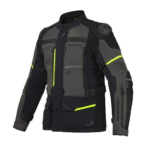 Chaqueta impermeable de viaje para hombre para montar en motocicleta de 3/4 de longitud con protectores CE chaqueta reflectante de visibilidad nocturna para montar - Product Image 5