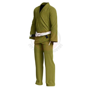 Ropa Ligera de Algodón para Práctica de Artes Marciales, Kimono de Judo y Jiu Jitsu, Uniforme Lavado, Ajuste Cómodo, Unisex, para Entrenamiento - Product Image 3