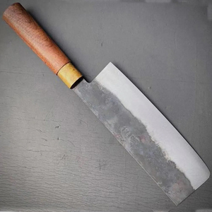Couteau de chef Burraq OEM personnalisé, fait main, en acier au carbone de qualité industrielle, multifonctionnel, 10 pouces, épaisseur 2 mm, non réglable - Product Image 6