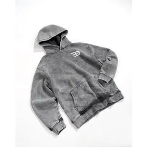 Sweat-shirts délavés à l'acide pour hommes – Pulls décontractés doux et tendance à manches longues, confortables et légers, style streetwear - Product Image 2