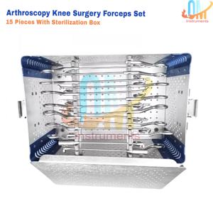 Juego de Pinzas para Artroscopia, Caja de Esterilización para Cirugía de Rodilla, Instrumentos Quirúrgicos Ortopédicos de Precisión, Acero Inoxidable ISO Sólido - Product Image 4
