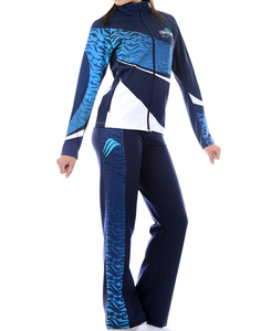Survêtements de cheerleading en gros : Ensemble complet sublimé, veste et pantalon en polyester pour équipe de cheerleading, prix abordable - Product Image 1