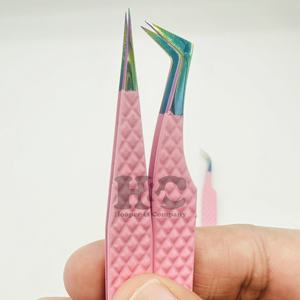 Nouvelles pinces à cils design imprimées sur papier, pinces à extensions de cils en vison durables, vente chaude, pinces à cils avec logo personnalisé - Product Image 3