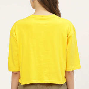 Camiseta Corta Ecológica para Mujer con Estampado Afro, Corte Regular, Informal, Moda Primavera, Colores Personalizables - Product Image 3