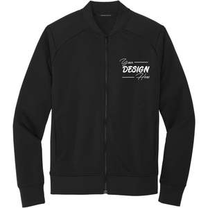 MM3000 Blousons bombardiers en tricot double pour hommes avec logo brodé sur mesure 2025 par Mercer + Mettle Personnalisé - Product Image 2