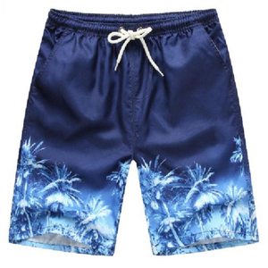 Shorts de bain pour hommes en satin rouge uni 100% polyester, taille haute, séchage rapide, respirant, avec cordon de serrage, style streetwear - Product Image 6