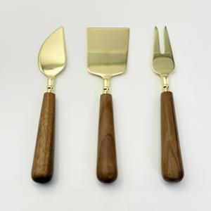 Cortador de Mantequilla y Queso de Acero Inoxidable Personalizado con Mango de Madera, Herramienta para Cortar Queso, Cuchillo Esparcidor, ¡Gran Venta! - Product Image 1