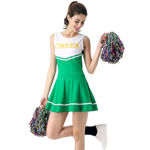 Girls <b>Custom</b> Cheerleading Uniform Sleeveless Sports Cheer <b>Dress</b> for Youth School Team Performance Events Low Moq Best Sale - Product Image 5