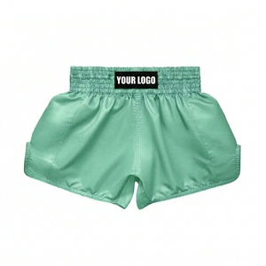 Shorts MMA BJJ avec logo frontal, shorts de combat Muay Thai, shorts de kick-boxing MMA, équipement d'arts martiaux, shorts UFC - Product Image 5