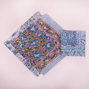 Bandana Bohème Imprimé à la Main Doux et Élégant pour Usage Quotidien, Idéal pour les Foulards de Plage Estivaux, Accessoires Unisexe pour Animaux de Compagnie, Écharpe Paisley - Product Image 2