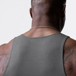 Débardeur sans manches en tricot uni pour homme, respirant, col rond, décontracté, pour la salle de sport, l'entraînement et le quotidien - Product Image 6