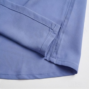 Abaya de qualité supérieure en satin polyester, style islamique pour femmes musulmanes, col en V, longueur cheville, manches longues, vente en gros, commande en gros - Product Image 6
